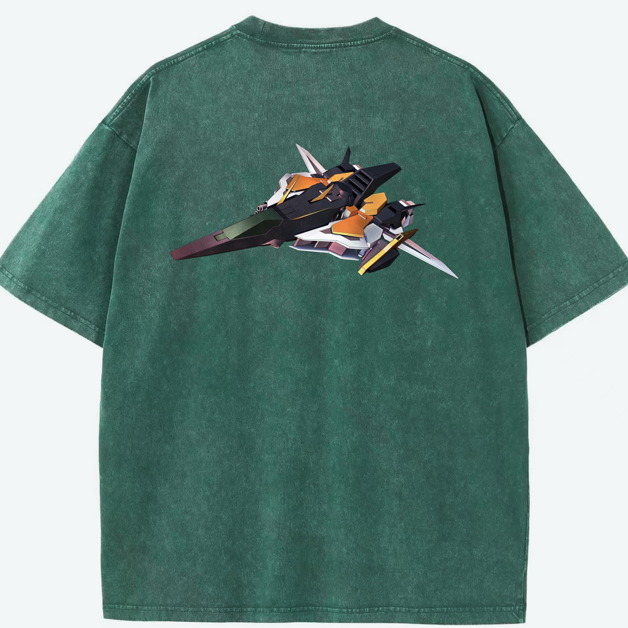 （画像用） 機動戦士ガンダム Mobile Suit Gundam 綿100% ヴィンテージ風 半袖Tシャツ（背面プリント）
